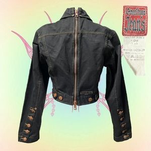 Rare 90s jean paul gaultier denim jacket